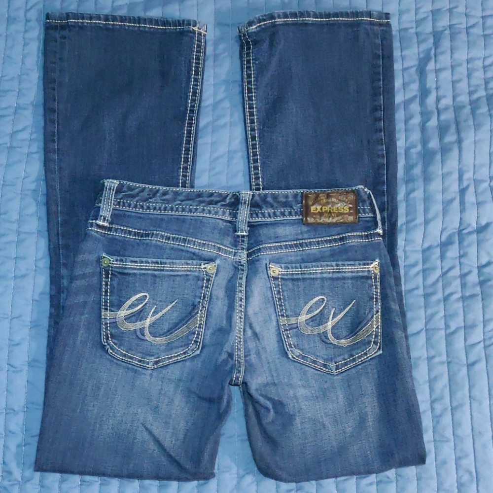 2👖for$20. Express Stella Boot Low Rise Jeans